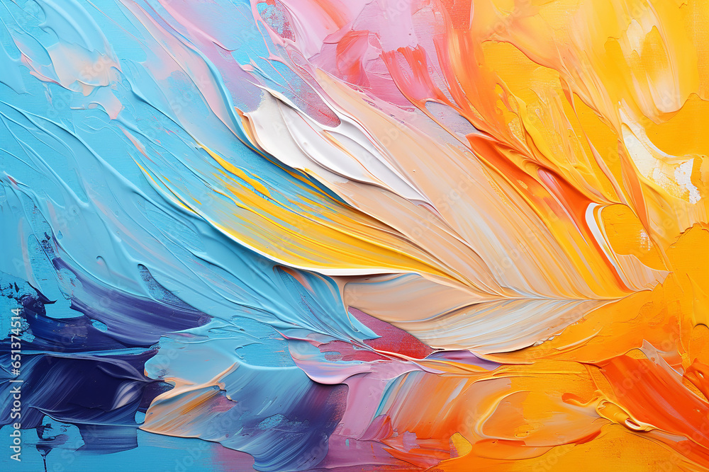 colorful abstract oil painting brush strokes on canvas, artistic images colorful abstract oil painting brush strokes on canvas, artistic images