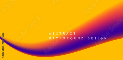 Abstract vector backdrop with fluid, geometric elements. Harmonious blend of form and color, evoking dynamic and captivating visual landscape for wallpaper, banner, background, landing page