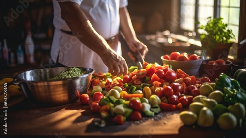 person holding a full of vegetables