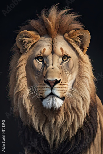 head of lion