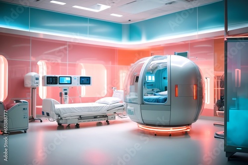 未来的な医療施設