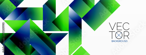 Minimalist elegance - lines, squares, triangles converge on white. Geometry essence showcased in serene harmony. Harmonizing essential shapes on a pristine backdrop