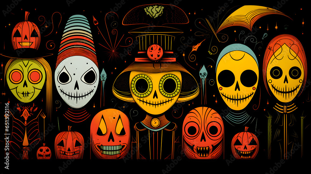 Sorcellerie et Magie : Une Nuit d'Halloween Envoûtante, IA génératrice Sorcellerie et Magie : Une Nuit d'Halloween Envoûtante, IA génératrice