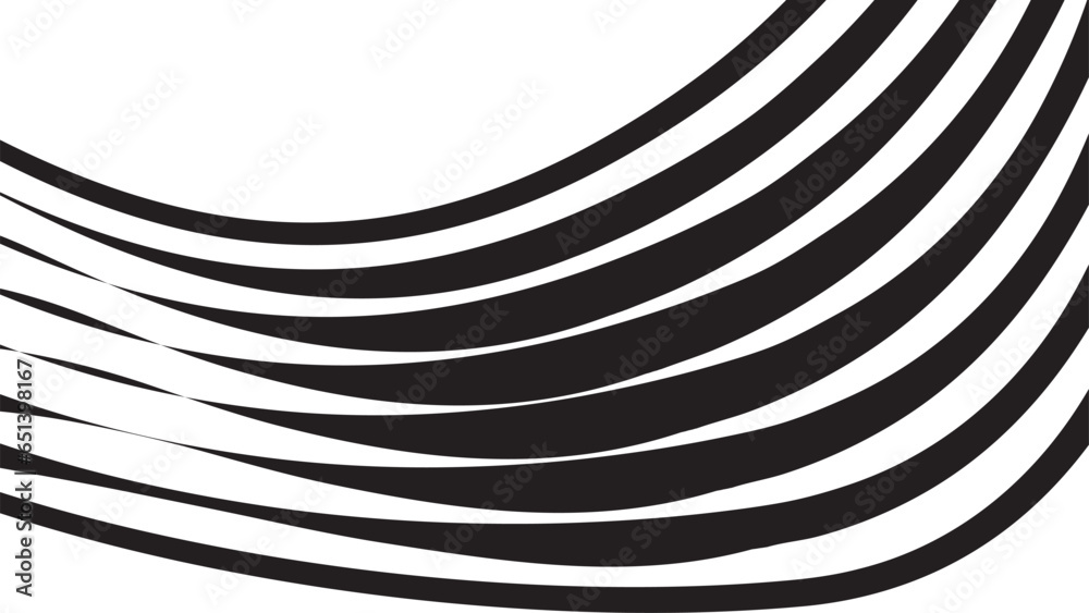 Obraz premium Abstract wavy lines vector Illustration eps
