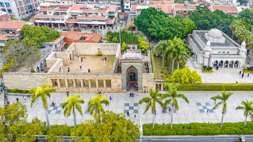 Aerial photography of Qingliang Temple, Quanzhou City, Fujian Province, China photo