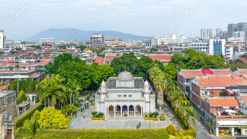 Aerial photography of Qingliang Temple, Quanzhou City, Fujian Province, China photo