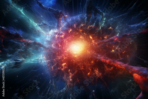 Supernova collapse emits energy through neutrinos from proton-electron merging into neutrons. Generative AI