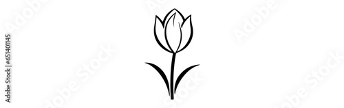 hand drawn illustration of a sketch of a flower #651401145
