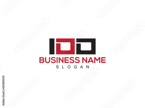 Minimalist IOO io Logo Letter Vector Arts For Business