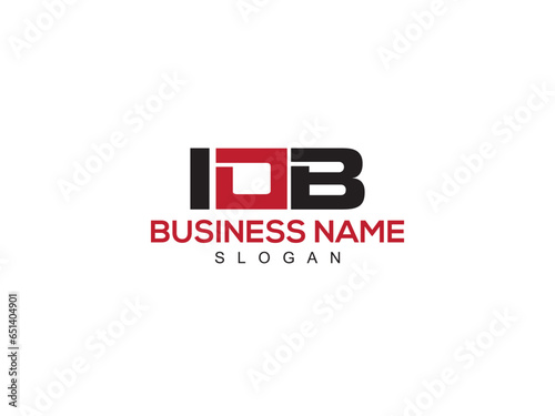 Minimalist IOB io Logo Letter Vector Arts For Business
