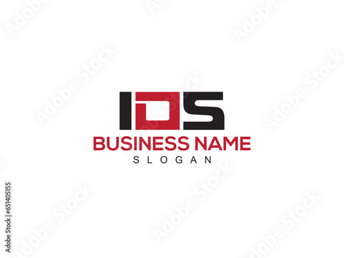 Minimalist IOS io Logo Letter Vector Arts For Business