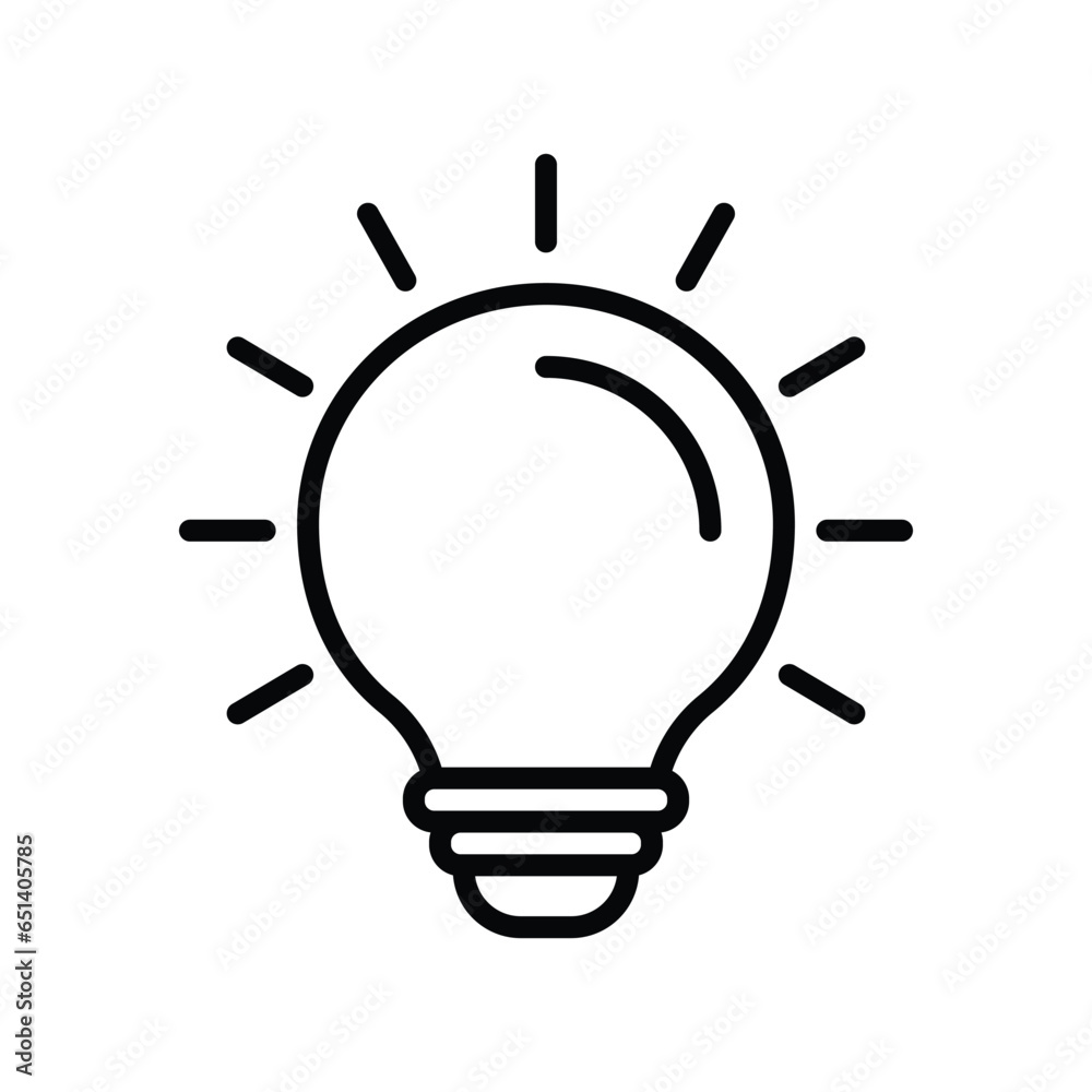 bulb icon design, illustration design bulb icon design, illustration design