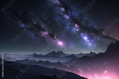 Photo of the galaxy space background wallpaper