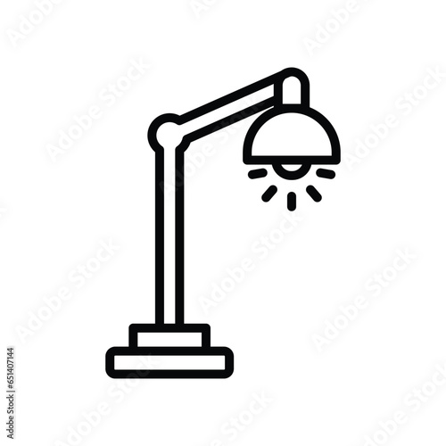 study lamp icon design, illustration design