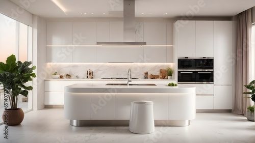 Modern Living Room Washroom Design - Generative AI