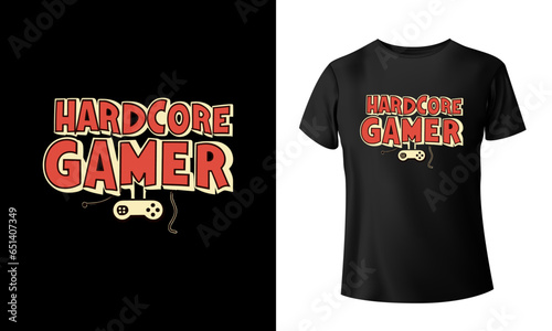 Gaming t shirt design, gaming vector t shirt, print ready t shirt, vector tee (ID: 651407349)