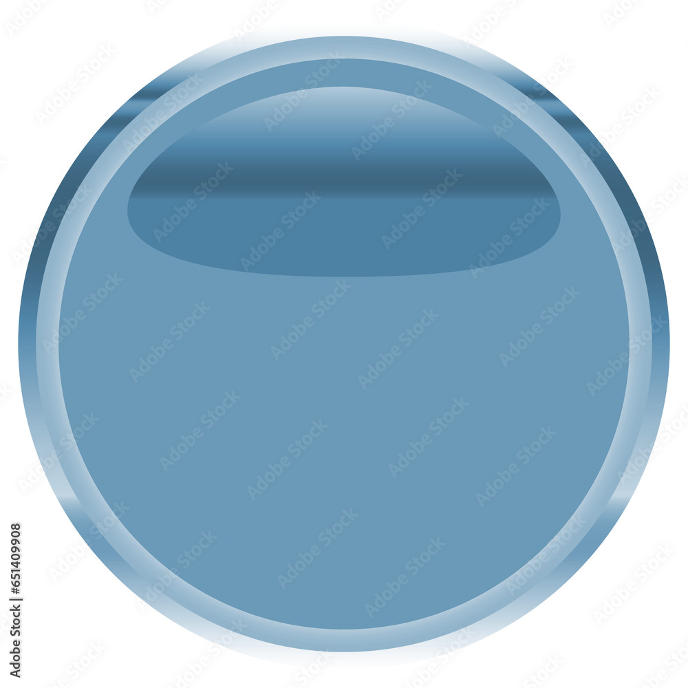 Digital png illustration of big blue button on transparent background Digital png illustration of big blue button on transparent background
