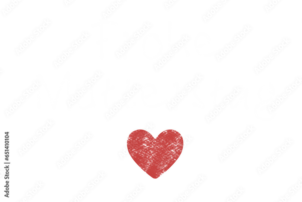 Digital png text of frohe mutterstag and heart on transparent background
