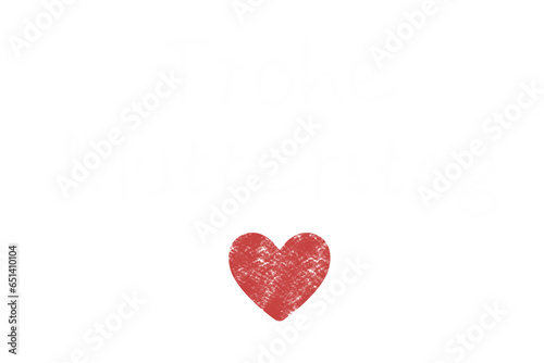 Digital png text of frohe mutterstag and heart on transparent background
