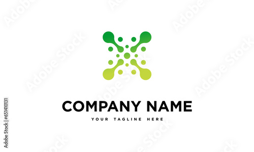 vector technology molecule template