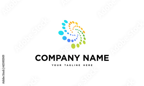 vector technology molecule template