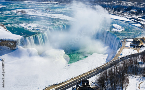 Niagara Falls in winter photo