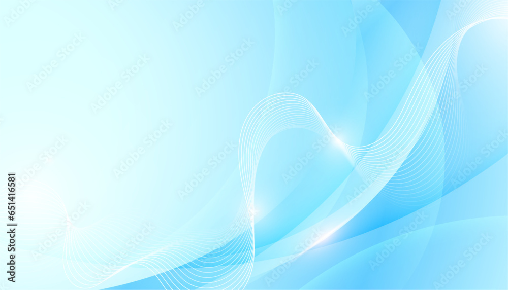 elegant business wavy and curvy lines blue backdrop for presentation