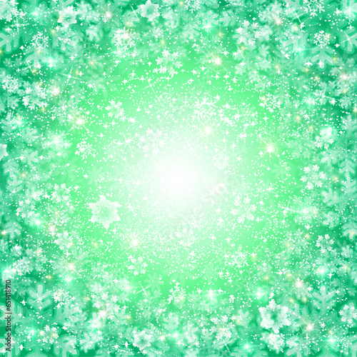 クリスマス　雪　冬　風景　背景