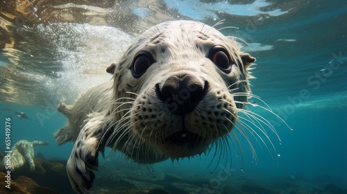 seal underwater