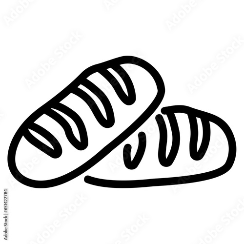 bread outline icon