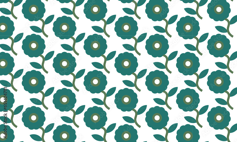 modern floral pattern design template
