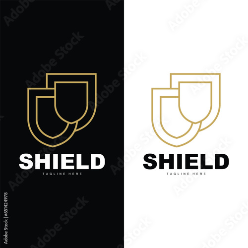 Shield Logo Vector Design Security Illustration Symbol Templet