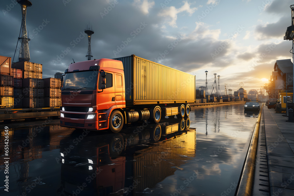 customs for cargo delivery and import/export, cargo freight containers in warehouse customs for cargo delivery and import/export, cargo freight containers in warehouse