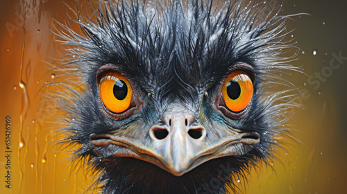 Portrait of emu © Cybonix
