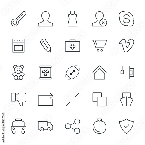Christmas ball, Copy, Cup of tea, Home, Livejournal, Radioactive wastes, Refresh, Resize, Rugby, Share, Shield check, Ship, Shopping cart, Skype icon, skype, Stove, Suitcase, set of icons for web