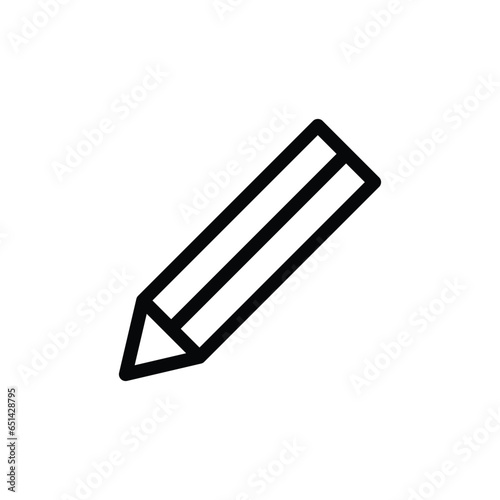 Pencil tool write vector icon