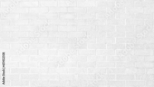 White brick wall background texture for stone tile block backdrop painted in grey light color wallpaper modern interior and exterior and design
