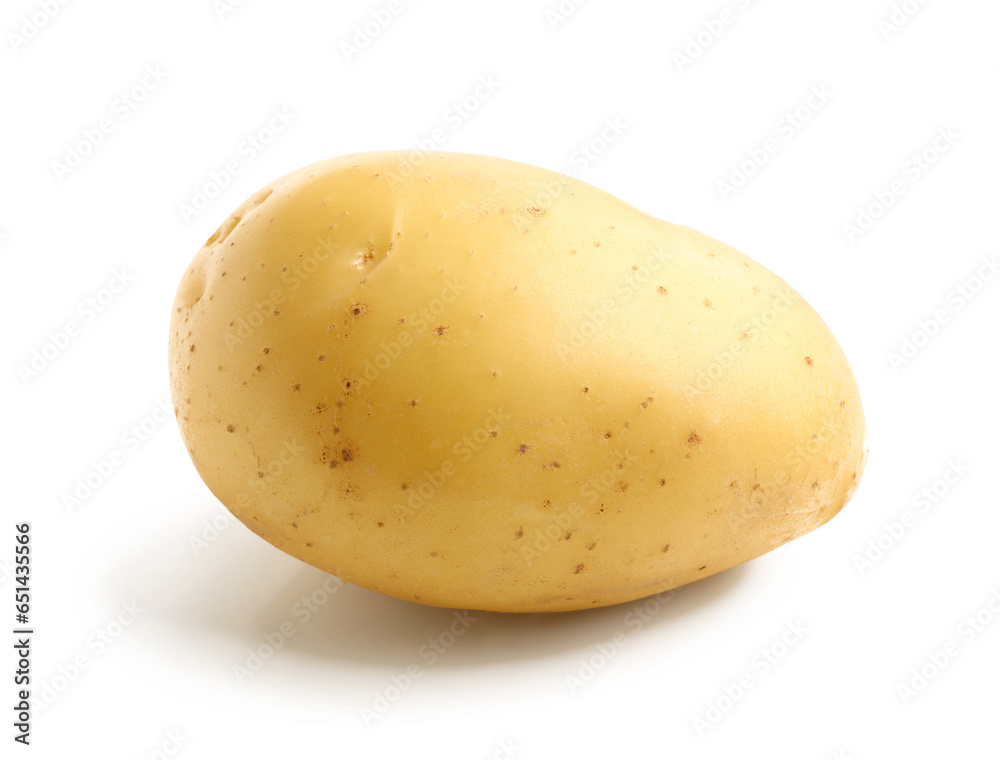 Raw potato isolated on white background Raw potato isolated on white background