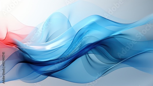 abstract blue wave background illustration