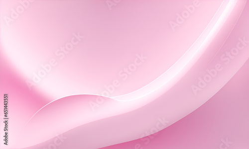 Minimal geometric background. Soft pink elements with fluid gradient. Modern red curve. Liquid wave background with pink color background. Fluid wavy shapes. Design graphic abstract smooth.