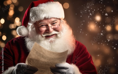 Portrait of happy Santa Cla...