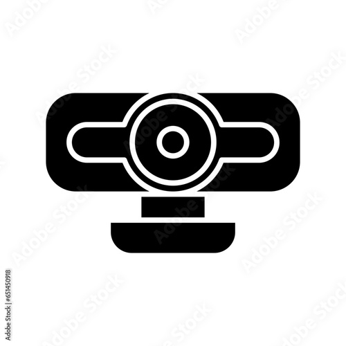 webcam glyph icon