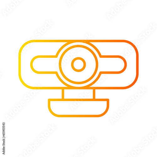 webcam gradient icon