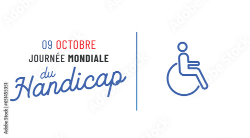 journée mondiale du handicap le 9 octobre