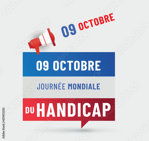 journée mondiale du handicap le 9 octobre