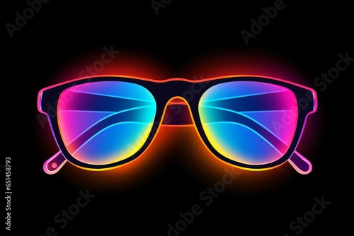 Party sunglasses radiant neon style © Tarun