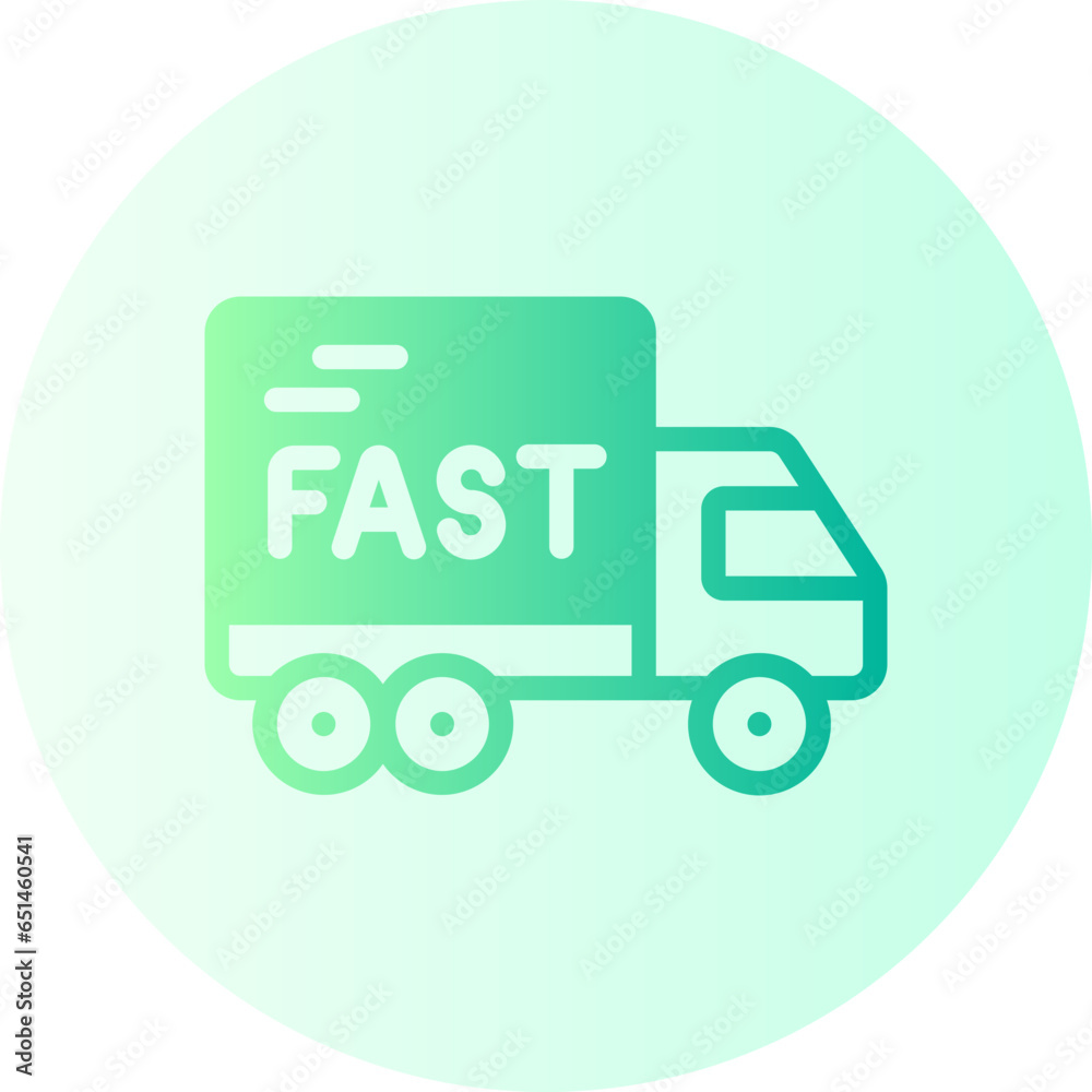 fast delivery gradient icon fast delivery gradient icon