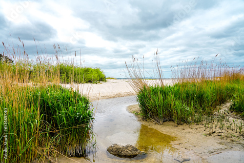 Fototapeta Naklejka Na Ścianę i Meble -  Beach on the Baltic Sea near Swinoujscie.
