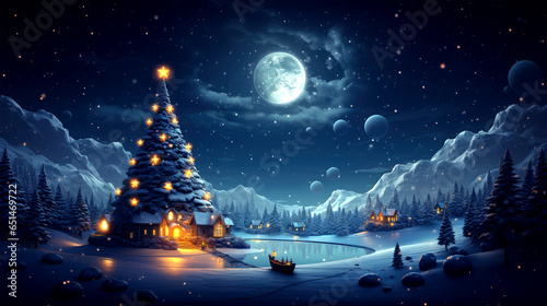 christmas and happy new year day background
