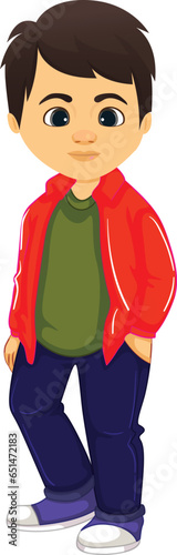 child in jean
